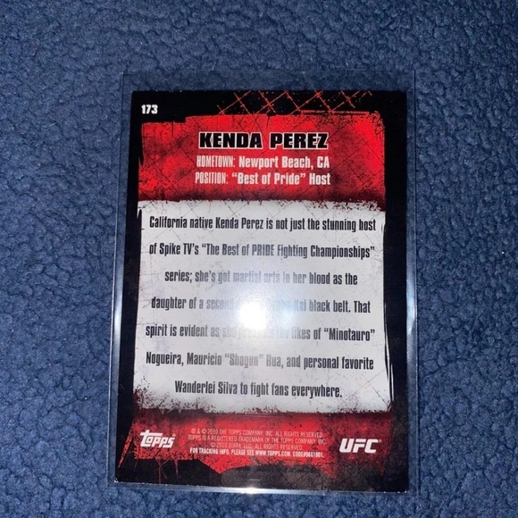 Kenda Perez Topps 2010 "Best of Pride" Host 173 - Picture 2 of 3